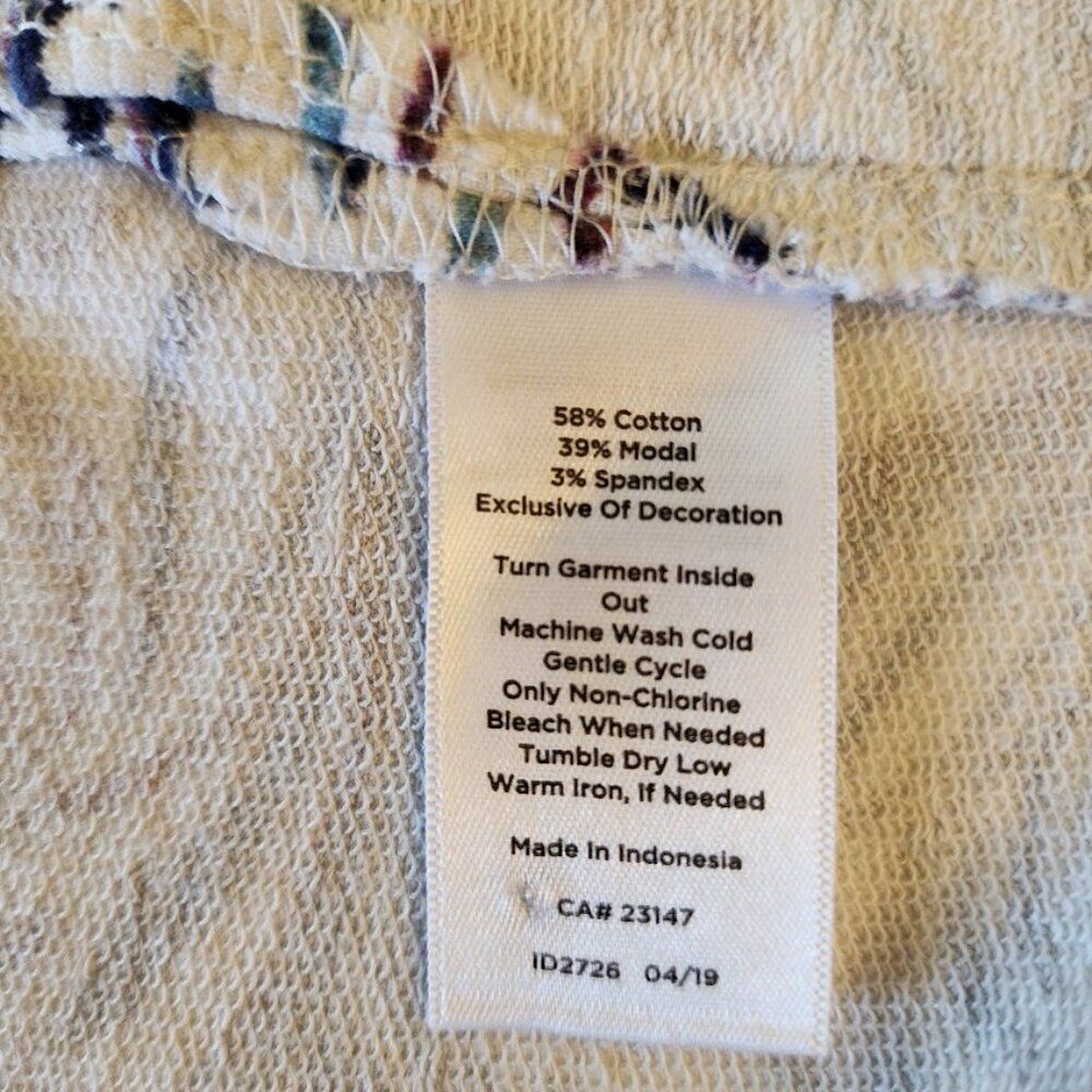 T By Talbots Top Fall Colors Button Sides 3/4 Sle… - image 8